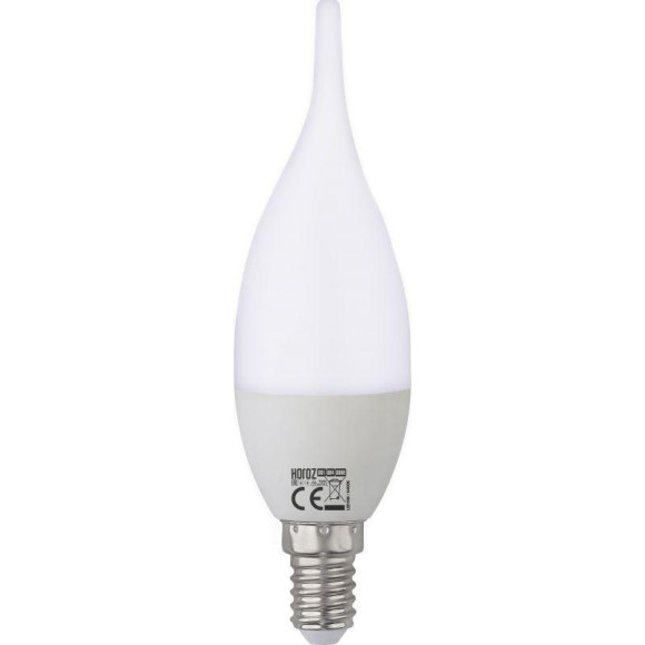Лампа светодиодная Horoz E14 8W 4200K 001-004-0008 матовая HRZ33002927